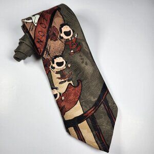 Snoopy Necktie Men's Tie Football Lucy 1958 United Feature Syndicate Inc